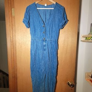 Old Navy Denim Boilersuit Jumpsuit Size Medium
